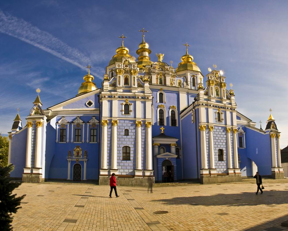 Kijów - Cerkiew Św Michała o Złotych Kopułach
