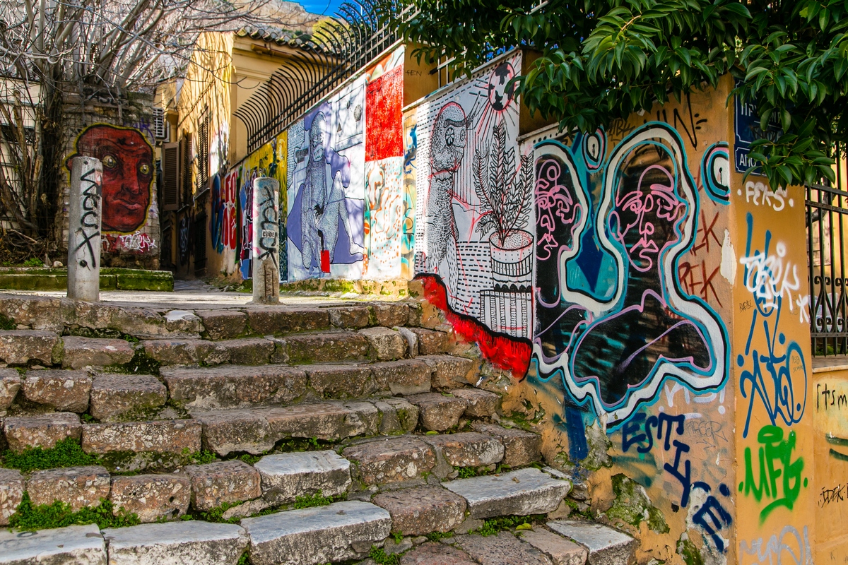 Anafiotika - najmniejsza dzielnica Aten
